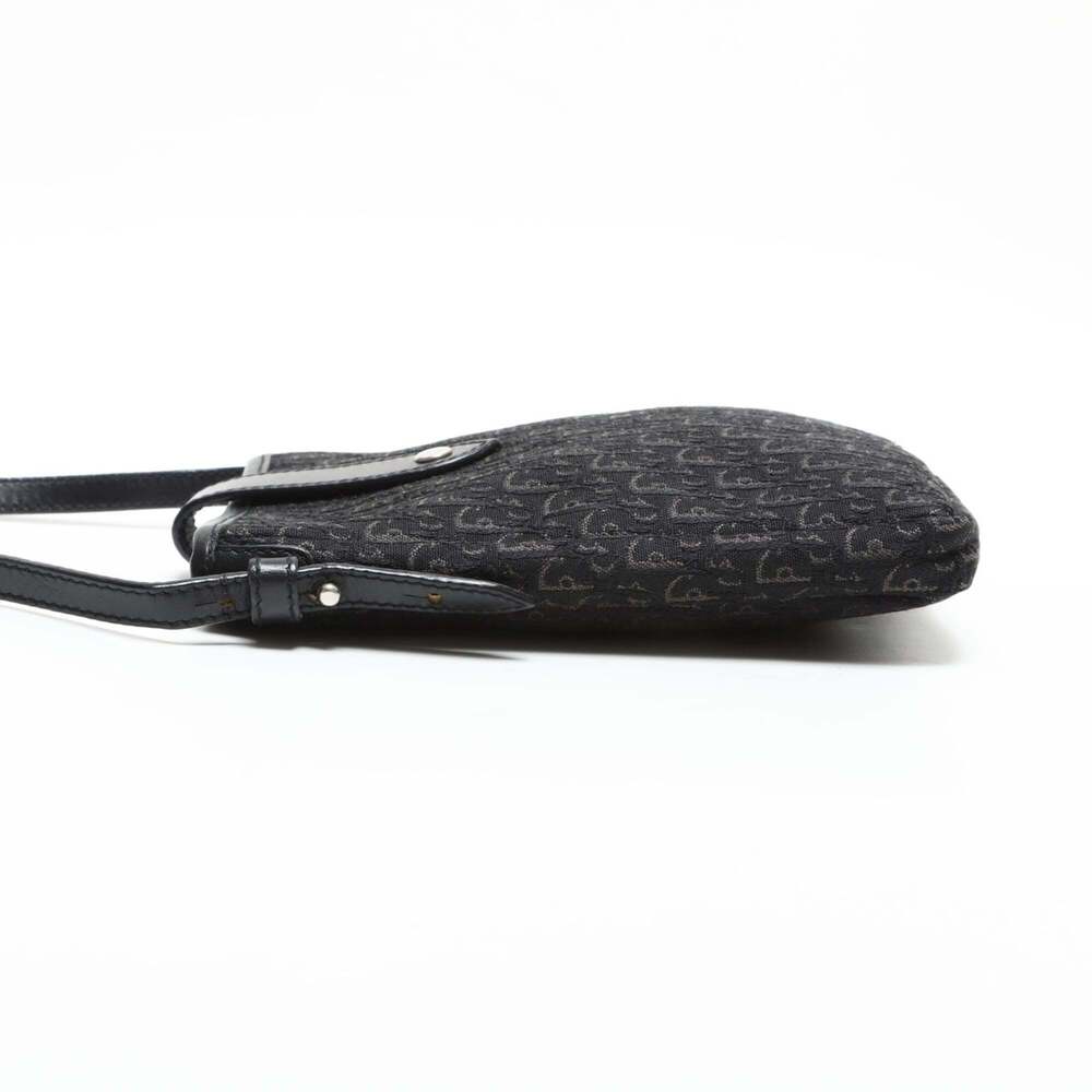 CHRISTIAN DIOR Black Canvas Trotter Shoulder Bag - Picture 4 of 12